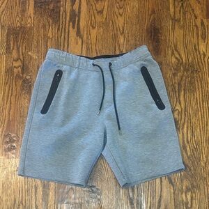 American Eagle Outfitters Gray Athletic Shorts with Black Details